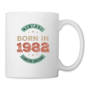 1982 Vintage - Tasse - Weiß - Rechts