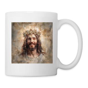 JESUS CHRIST PORTRAIT STREET ART - Mug blanc - blanc - Droite