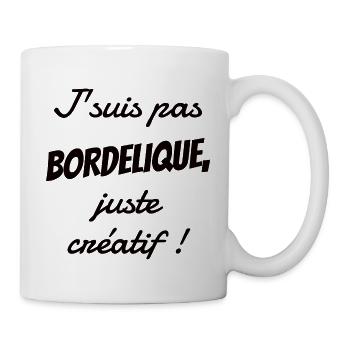 Cadeau mec bordélique créatif - Mug blanc - blanc - Droite
