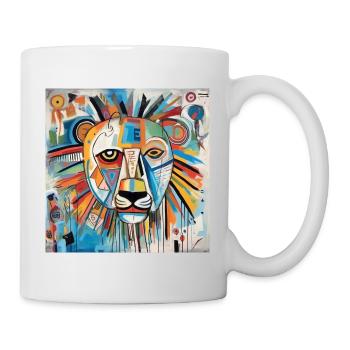LION STREET ART - Mug - white - Right