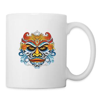 MASQUE BALINAIS INDONESIE - Mug blanc - blanc - Droite