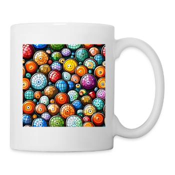 Murakami Mosaic Pattern - Mug - white - Right