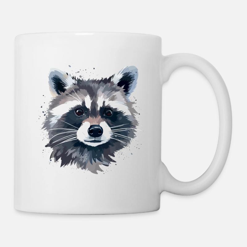 Cute raccoon - Mug - white