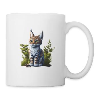 Petit lynx - Mug blanc - blanc - Droite