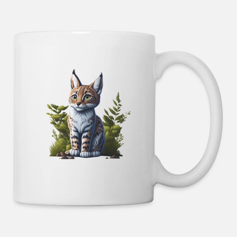 Petit lynx - Mug blanc - blanc