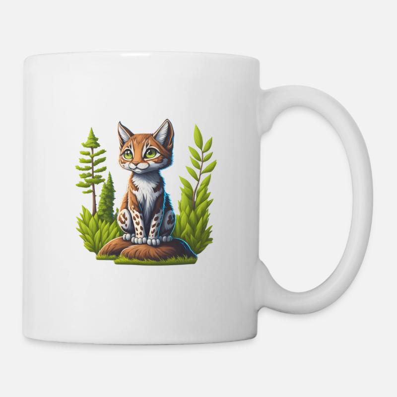Petit lynx - Mug blanc - blanc