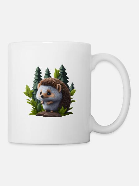 Petit hérisson - Mug blanc - blanc