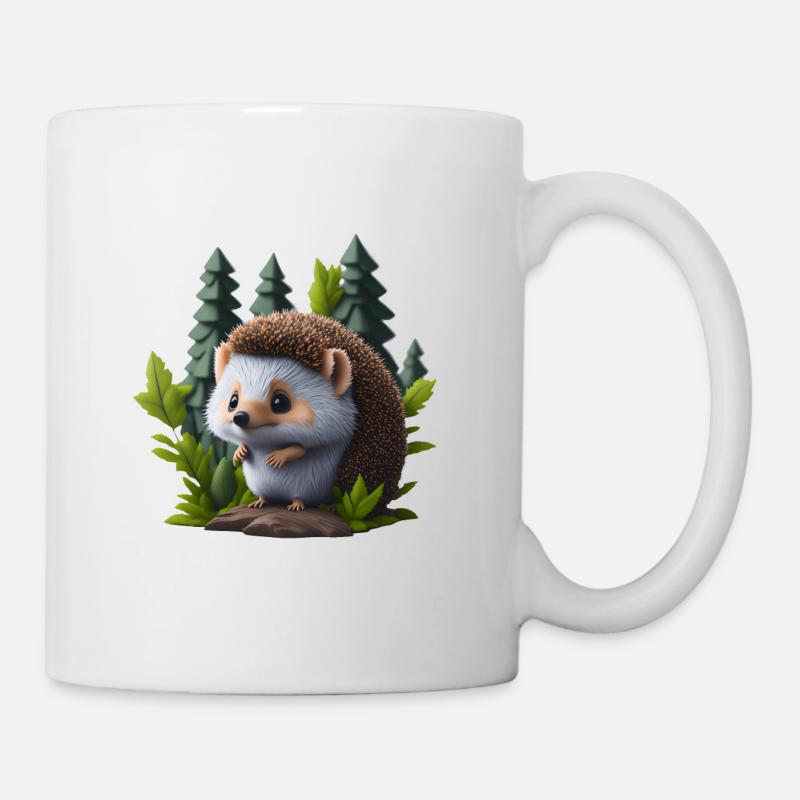 Petit hérisson - Mug blanc - blanc