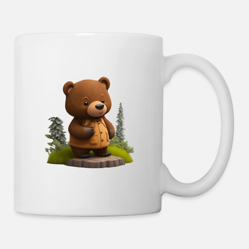 Kleiner Bär - Tasse - Weiß