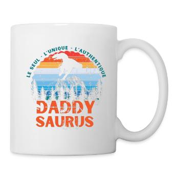 Daddy Saurus - Mug - white - Right