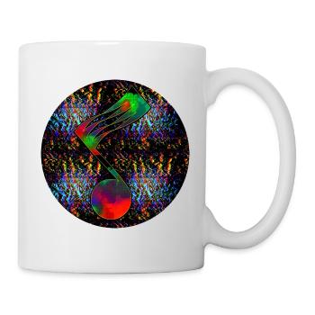 Musical note - "ONE" - Mug - white - Right