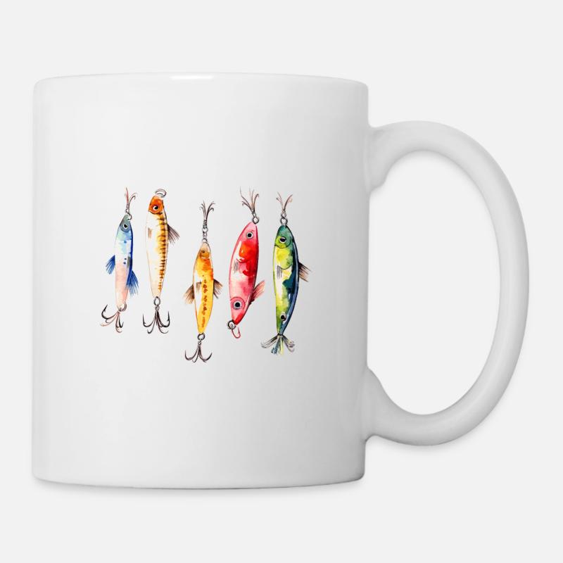 Angelhaken - Tasse - Weiß