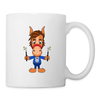 PFERD - ZAUBERER - PONY - REITEN - TIER - MAGIE - Tasse - Weiß - Rechts