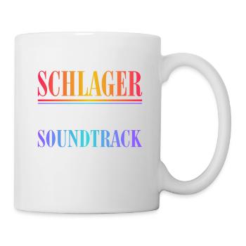 Schlager der Soundtrack meines Lebens - Tasse - Weiß - Rechts