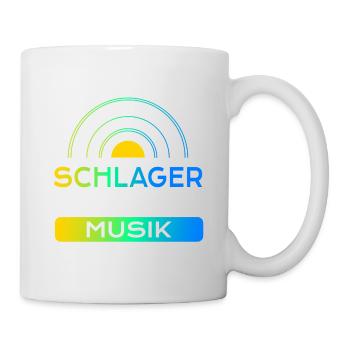 Schlager - Das ist meine Musik - Tasse - Weiß - Rechts