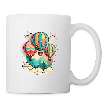 Die Ballon-Fiesta - Tasse - Weiß - Rechts
