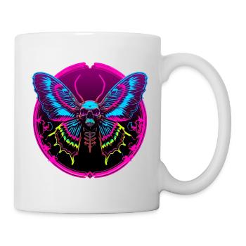 Skull Moth - Mug - white - Right