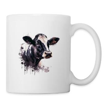 Black and white dairy cow - Mug - white - Right