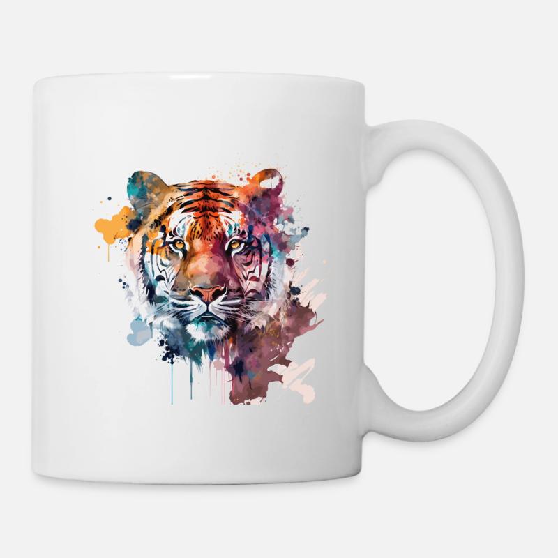 Tiger - Tasse - Weiß