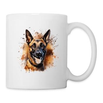 Belgian Shepherd Dog Malinois - Mug - white - Right