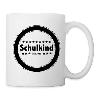 Schulkind seit 2023 - Tasse - Weiß - Rechts