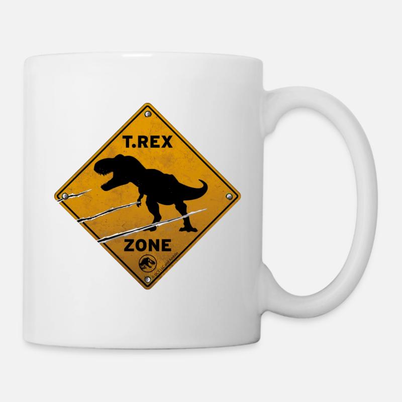 Jurassic World T-Rex Zone - Mug blanc - blanc