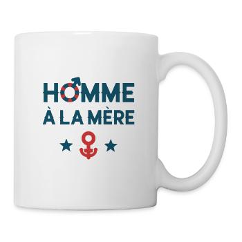 HOMME À LA MÈRE (couple) ! - Mug blanc - blanc - Droite