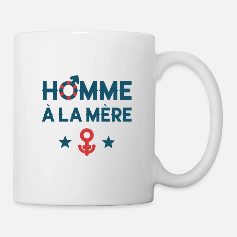 HOMME À LA MÈRE (couple) ! - Mug blanc - blanc