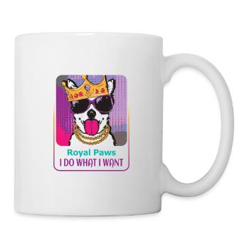Stubborn Dog King - Mug - white - Right
