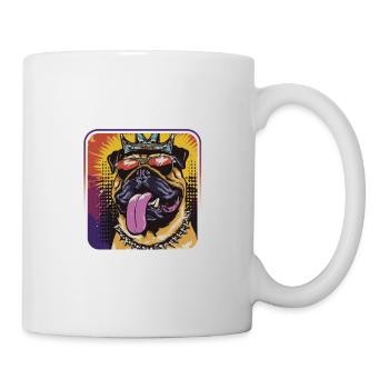 Stubborn Guardian Dog - Mug - white - Right