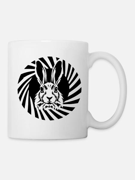 hase - Tasse - Weiß