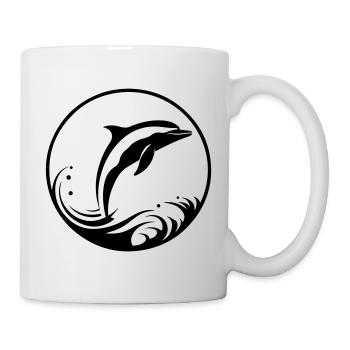 delfin - Tasse - Weiß - Rechts