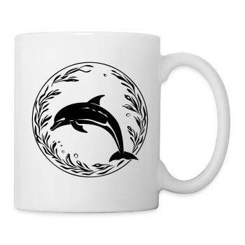 delfin - Tasse - Weiß - Rechts