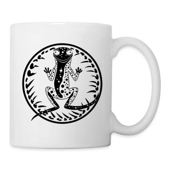 gecko - Tasse - Weiß - Rechts