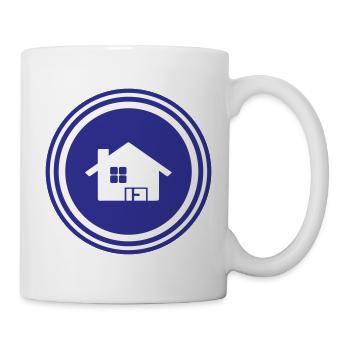 Maison Symbole Accueil - Mug blanc - blanc - Droite
