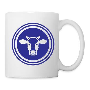 Cow Head Symbol - Mug - white - Right