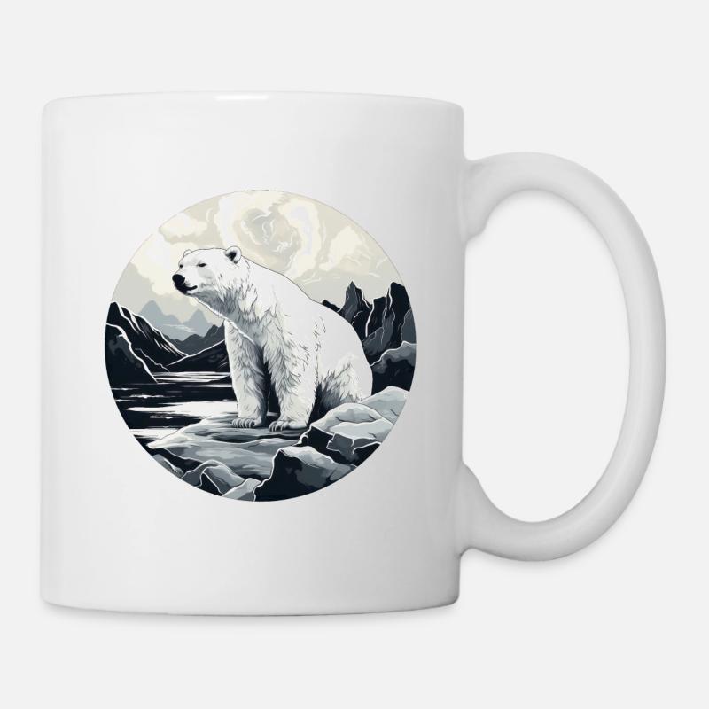 Eisbär - Tasse - Weiß