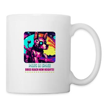 RoboVolt-Stil: Roboterhund - Tasse - Weiß - Rechts