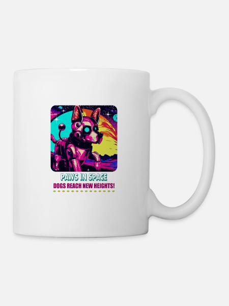 RoboVolt Style: Robot Dog - Mug - white