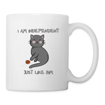 Independent cat - Mug - white - Right