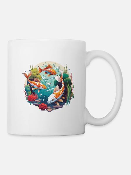 Koi Wonderland - Mug - white