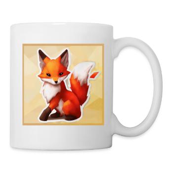 Renard Majestueux - Mug blanc - blanc - Droite