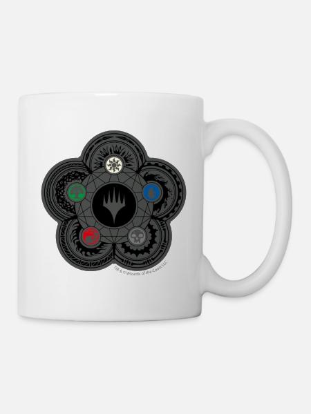 Magic: The Gathering The Five Symbols Of Magic - Mug - white