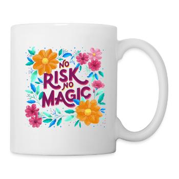 No Risk. No Magic. - Mug - white - Right