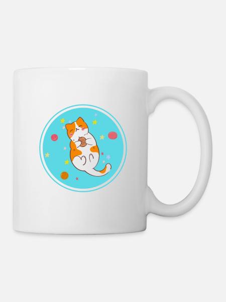 Cute playing kitten - Mug - white