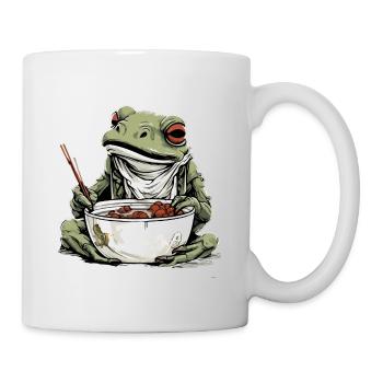 Kriko, die gierige Kröte - Tasse - Weiß - Rechts