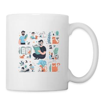 Journey by Train: Scenic Travel - Mug - white - Right