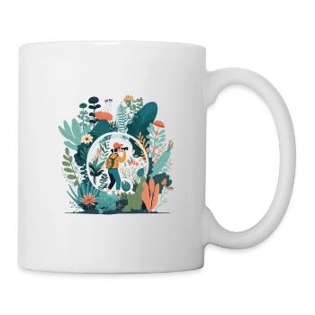 Astronomie-Liebhaber: Sternenbeobachtung - Tasse - Weiß - Rechts