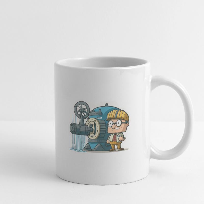 Puissance éolienne : énergie éolienne Mug blanc