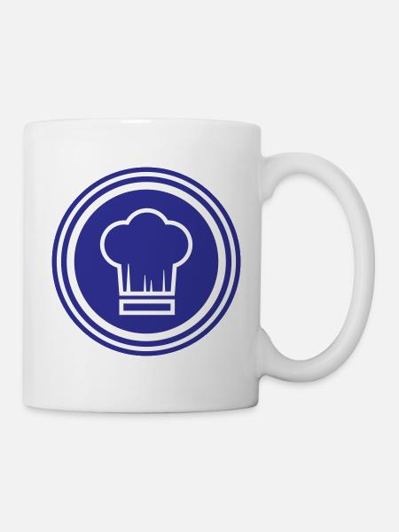 Kochmütze Koch - Tasse - Weiß